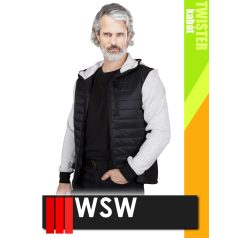   WSW ADVENTURE BLACK TWISTER technikai szélálló átmeneti kabát - munkaruha