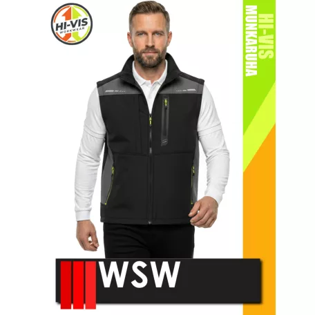 WSW BLACKHVY TAURUS technikai softshell mellény - munkaruha