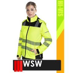   WSW VOLTER YELLOW technikai bélelt női láthatósági télikabát - munkaruha