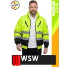 WSW YELLOW XVERT technikai bélelt láthatósági télikabát - munkaruha