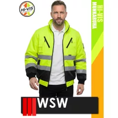   WSW YELLOW XVERT technikai bélelt láthatósági télikabát - munkaruha