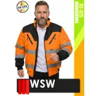 WSW ORANGE XVERT technikai bélelt láthatósági télikabát - munkaruha