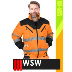   WSW XVERT ORANGE technikai bélelt láthatósági télikabát - munkaruha