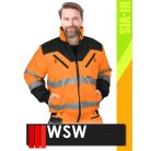 WSW XVERT ORANGE technikai bélelt láthatósági télikabát - munkaruha