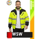 WSW YELLOW XVERT technikai bélelt láthatósági télikabát - munkaruha
