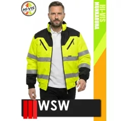   WSW YELLOW XVERT technikai bélelt láthatósági télikabát - munkaruha