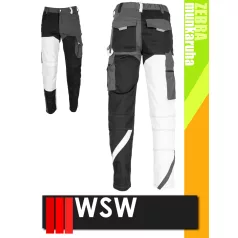   WSW HOMBRES ZEBRA technikai kevertszálas derekas munkanadrág - munkaruha