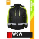 WSW ABANICO BLACKHV technikai téli bélelt vízálló munkakabát - munkaruha