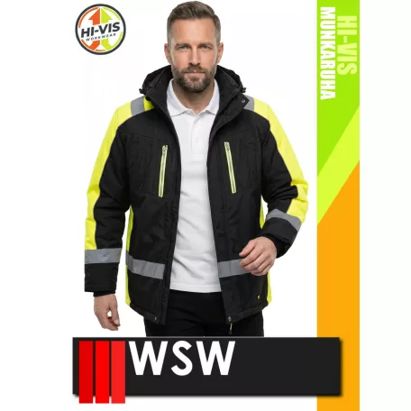 WSW BLACKHVY ASKER technikai téli bélelt vízálló munkakabát - munkaruha