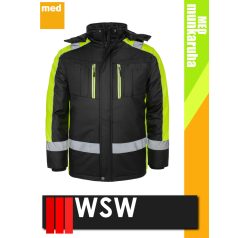   WSW ABANICO BLACKHV technikai téli bélelt vízálló munkakabát - munkaruha