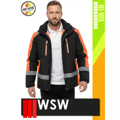 WSW BLACKHVO ASKER technikai téli bélelt vízálló munkakabát - munkaruha