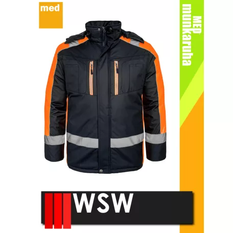 WSW BLACKHVO ASKER technikai téli bélelt vízálló munkakabát - munkaruha
