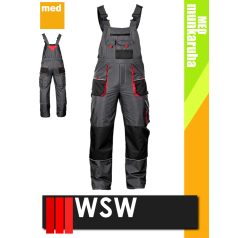   WSW ABANICO GREYRED technikai kevertszálas kantáros bélelt munkanadrág - munkaruha