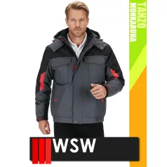   WSW TANZO GREYRED 3IN1 technikai téli bélelt munkakabát - munkaruha