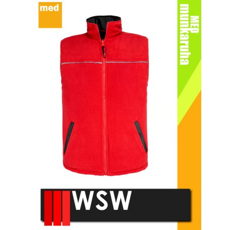 WSW ABANICO GREYRED 2IN1 technikai téli bélelt kifordítható mellény - munkaruha