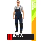WSW FORMEN NAVYRED technikai kevertszálas bélelt téli kantáros munkanadrág - munkaruha