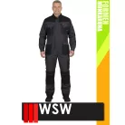 WSW FORMEN ANTHRACITEBLUE technikai kevertszálas bélelt téli overál - munkaruha