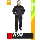 WSW FORMEN ANTHRACITEBLUE technikai kevertszálas bélelt téli overál - munkaruha