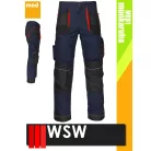 WSW FORMEN NAVYRED technikai kevertszálas téli bélelt derekas munkanadrág - munkaruha