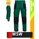 WSW FORMEN GREEN technikai kevertszálas téli bélelt derekas munkanadrág - munkaruha