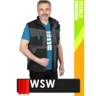 WSW FORMEN ANTHRACITEBLUE technikai kevertszálas téli bélelt mellény - munkaruha