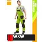 WSW FORMEN LIME technikai kevertszálas kantáros munkanadrág - munkaruha