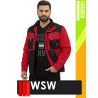 WSW FORMEN RED technikai kevertszálas kabát - munkaruha