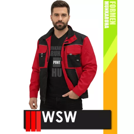 WSW FORMEN RED technikai kevertszálas kabát - munkaruha