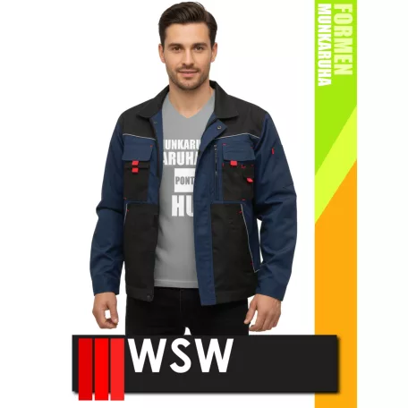 WSW FORMEN NAVYRED technikai kevertszálas kabát - munkaruha