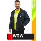 WSW FORMEN NAVYYELLOW technikai kevertszálas kabát - munkaruha