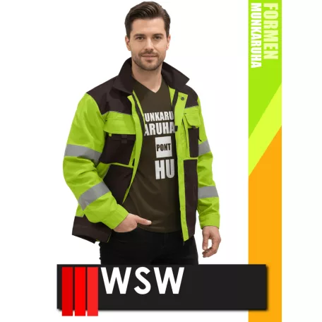 WSW FORMEN LIME technikai kevertszálas kabát - munkaruha