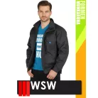 WSW FORMEN ANTHRACITEBLUE technikai kevertszálas kabát - munkaruha
