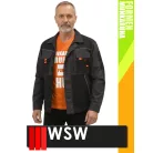 WSW FORMEN ANTHRACITEORANGE technikai kevertszálas kabát - munkaruha