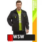 WSW FORMEN ANTHRACITEYELLOW technikai kevertszálas kabát - munkaruha