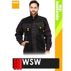   WSW SETENTA ANTHRACITEYELLOW technikai kevertszálas kabát - munkaruha