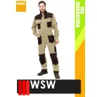 WSW FORMEN BEIGE technikai kevertszálas overál - munkaruha