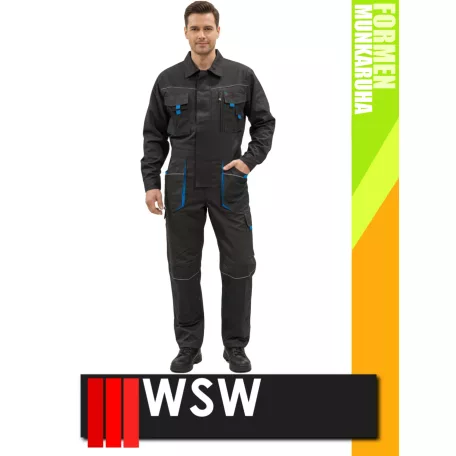 WSW FORMEN ANTHRACITEBLUE technikai kevertszálas overál - munkaruha