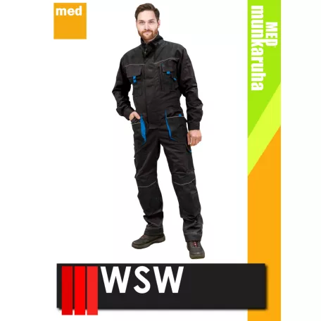 WSW FORMEN ANTHRACITEBLUE technikai kevertszálas overál - munkaruha