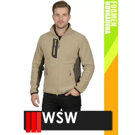 WSW FORMEN BEIGE technikai polár pulóver - munkaruha