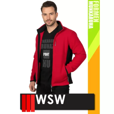 WSW FORMEN RED technikai polár pulóver - munkaruha