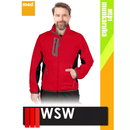 WSW FORMEN RED technikai polár pulóver - munkaruha