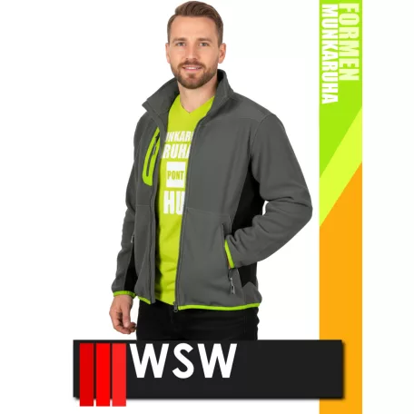 WSW FORMEN ANTHRACITEYELLOW technikai polár pulóver - munkaruha