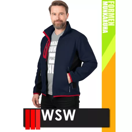 WSW FORMEN NAVYRED technikai polár pulóver - munkaruha