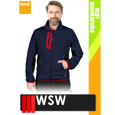 WSW FORMEN NAVYRED technikai polár pulóver - munkaruha