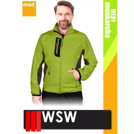 WSW FORMEN LIME technikai polár pulóver - munkaruha