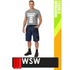WSW FORMEN NAVYRED technikai kevertszálas rövid munkanadrág - munkaruha
