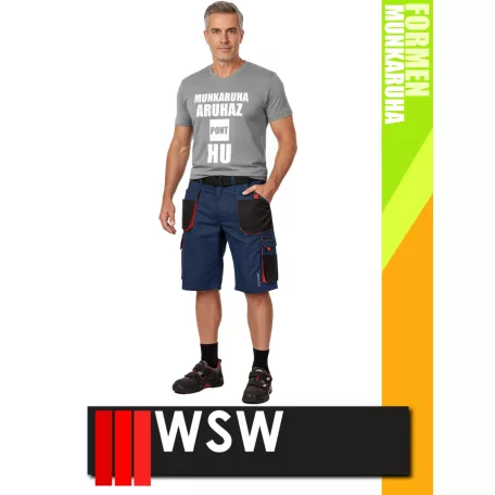 WSW FORMEN NAVYRED technikai kevertszálas rövid munkanadrág - munkaruha