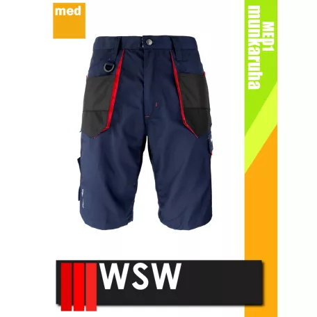 WSW FORMEN NAVYRED technikai kevertszálas rövid munkanadrág - munkaruha