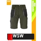 WSW FORMEN OLIVE technikai kevertszálas rövid munkanadrág - munkaruha
