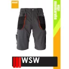 WSW FORMEN ANTHRACITEORANGE technikai kevertszálas rövid munkanadrág - munkaruha